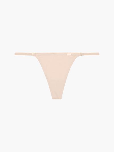 Calvin Klein Underwear HU981318 | Calvin Klein Cotton Modal Jersey Női Tanga Bézs